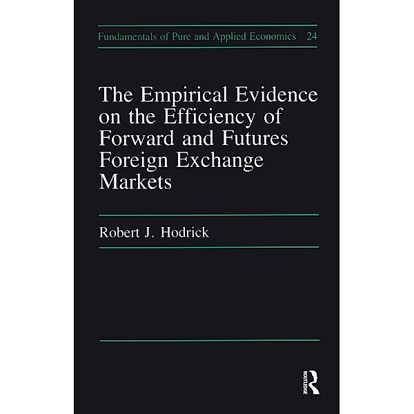 Empirical Evidence on the Efficiency of Forward and Futures Foreign Exchange Markets, Robert J. Hodrick