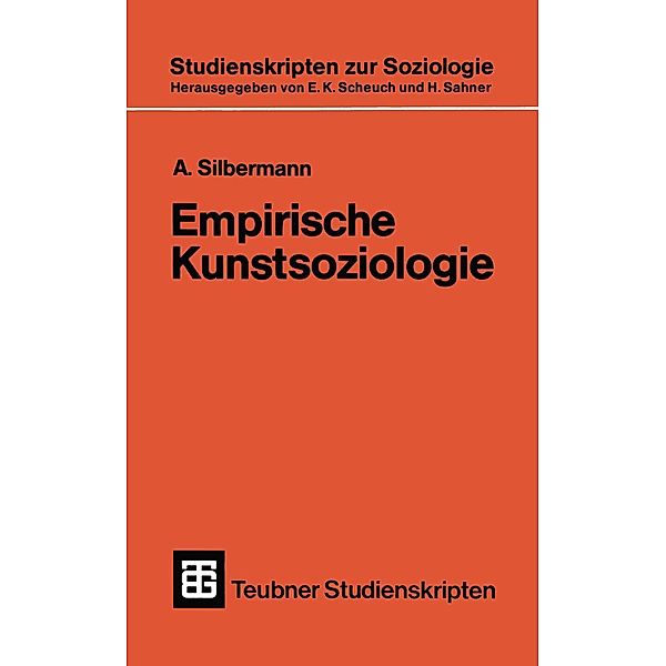 Empirische Kunstsoziologie / Teubner Studienskripten zur Soziologie Bd.127