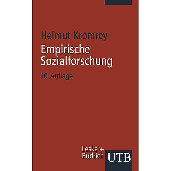 Empirische Sozialforschung / Uni-Taschenbücher Bd.1040, Helmut Kromrey