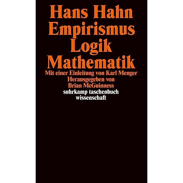 Empirismus, Logik, Mathematik, Hans Hahn