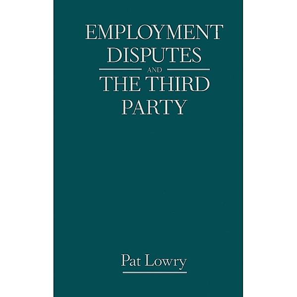 Employment Disputes and the Third Party, Pat Lowry