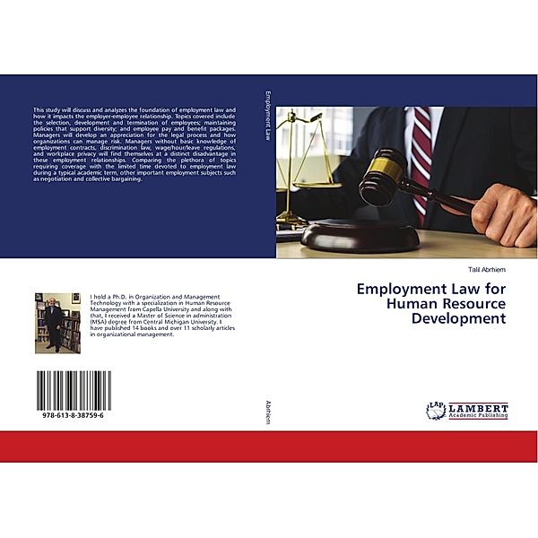 Employment Law for Human Resource Development, Talil Abrhiem