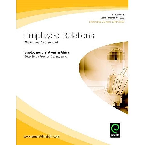 Employment Relations in Africa