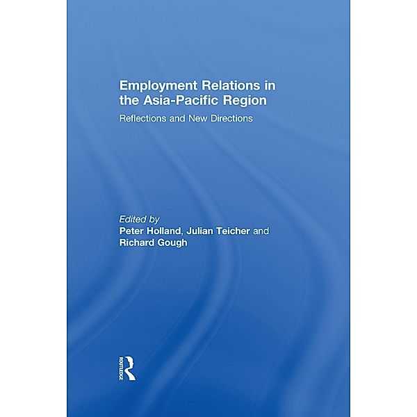 Employment Relations in the Asia-Pacific Region