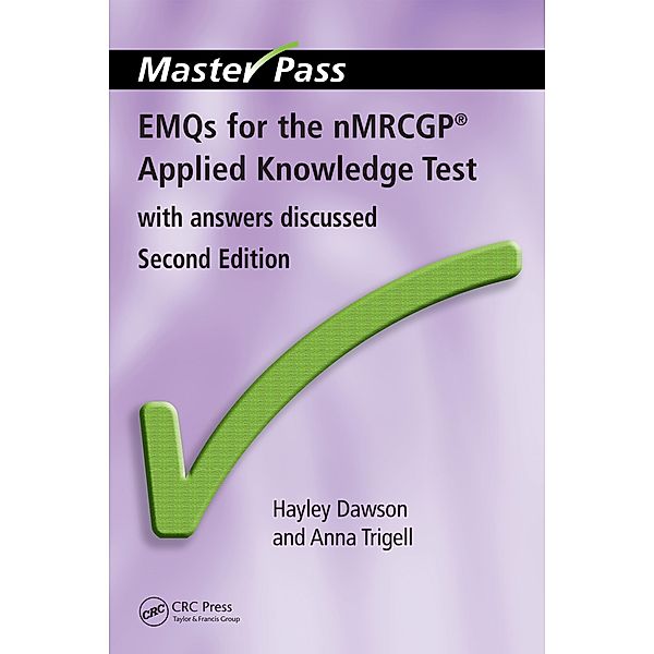 EMQs for the NMRCGP Applied Knowledge Test, Hayley Dawson, Anna Trigell