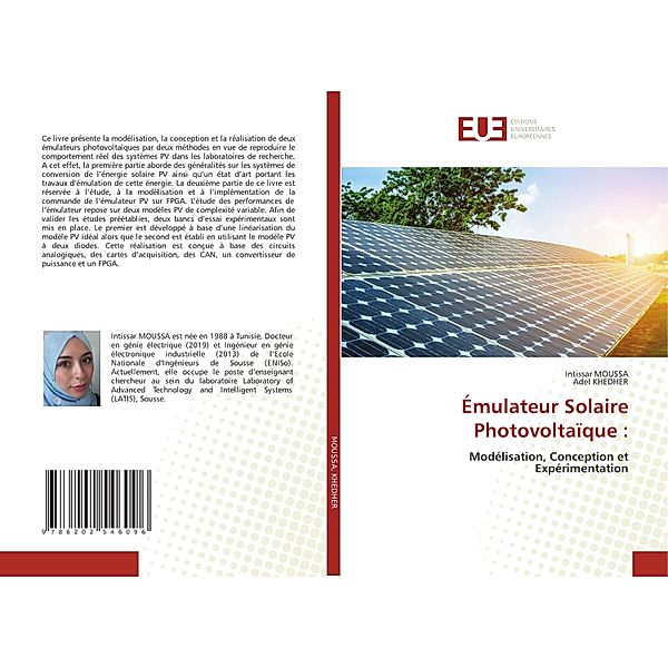 Émulateur Solaire Photovoltaïque :, Intissar MOUSSA, Adel Khedher