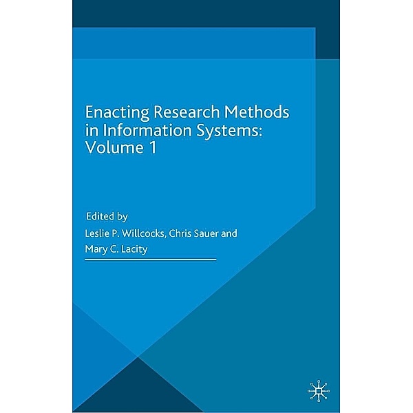 Enacting Research Methods in Information Systems: Volume 1 / Progress in Mathematics