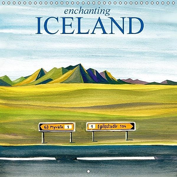 enchanting ICELAND (Wall Calendar 2017 300 × 300 mm Square), Andre BALDET
