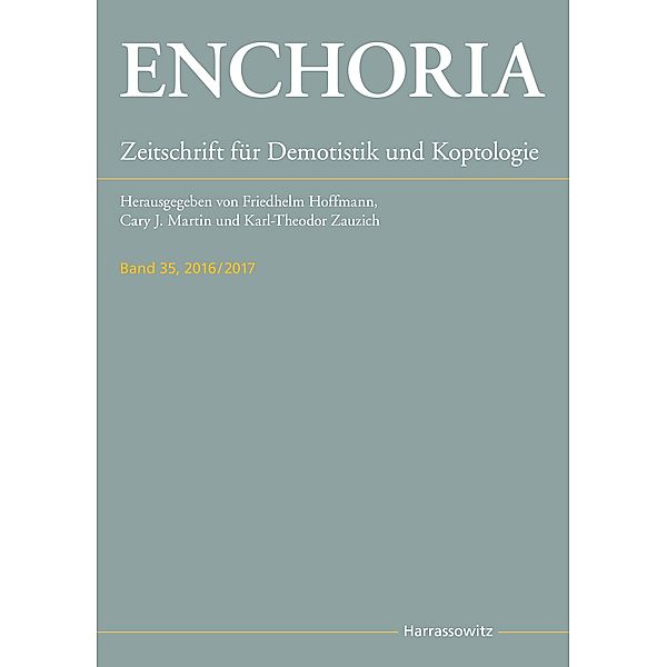 Enchoria 36 (2018/2019)