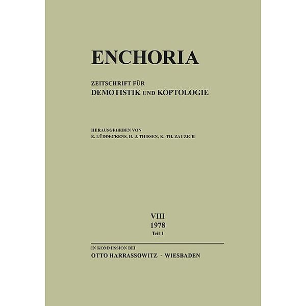 Enchoria / 8,1 / Enchoria 8 (1978) Teil 1