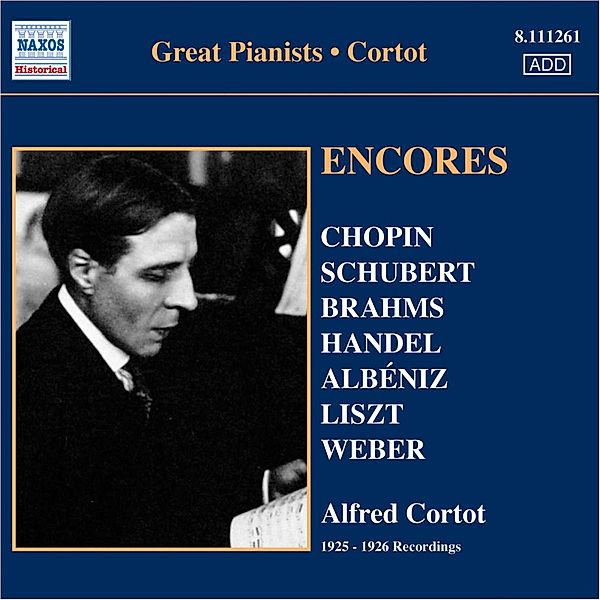 Encores, Alfred Cortot