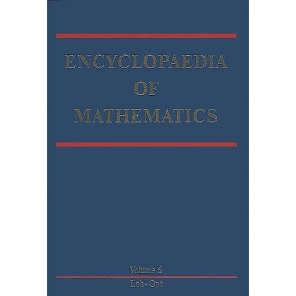 Encyclopaedia of Mathematics / Encyclopaedia of Mathematics Bd.6