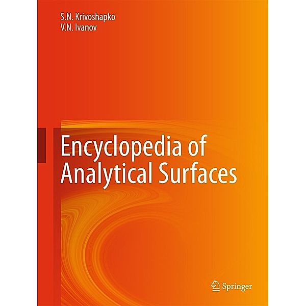 Encyclopedia of Analytical Surfaces, S. N. Krivoshapko, V. N. Ivanov