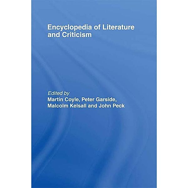 Encyclopedia of Literature and Criticism