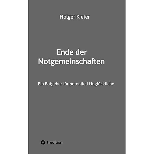 Ende der Notgemeinschaften, Holger Kiefer