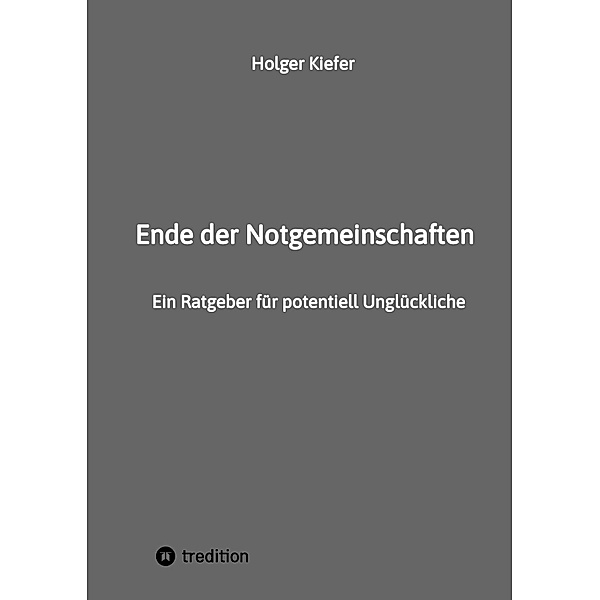 Ende der Notgemeinschaften, Holger Kiefer
