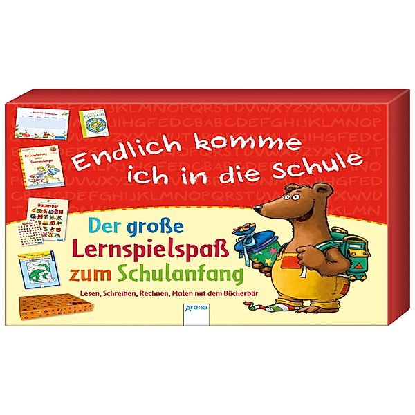 Endlich komme ich in die Schule. Der grosse Lernspielspass zum Schulanfang, Friederike Barnhusen, Christiane Krapp, Maria Seidemann