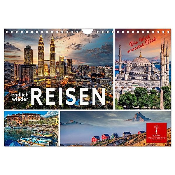 Endlich wieder reisen (Wandkalender 2025 DIN A4 quer), CALVENDO Monatskalender, Calvendo, Peter Roder
