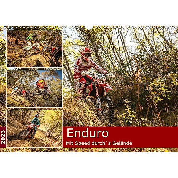 Enduro Mit Speed durch`s Gelände (Wandkalender 2023 DIN A3 quer), N N
