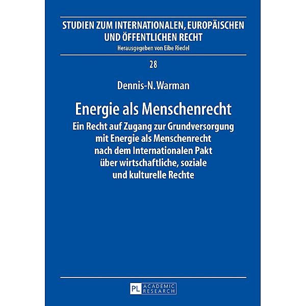 Energie als Menschenrecht, Warman Dennis-N. Warman