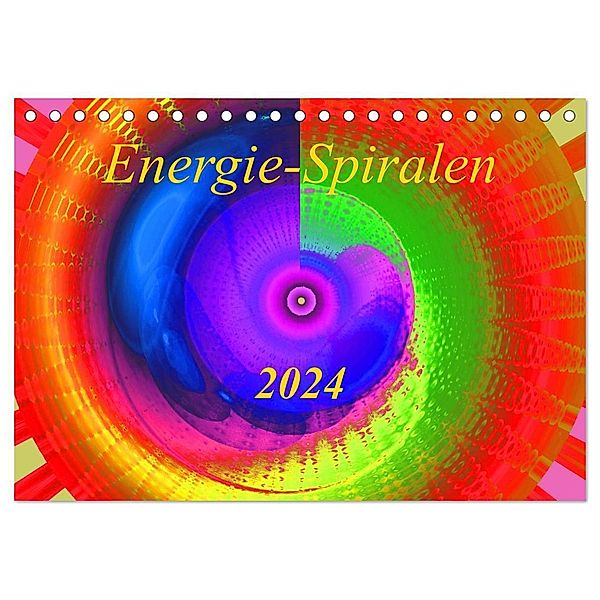 Energie-Spiralen 2024 (Tischkalender 2024 DIN A5 quer), CALVENDO Monatskalender, Ramon Labusch