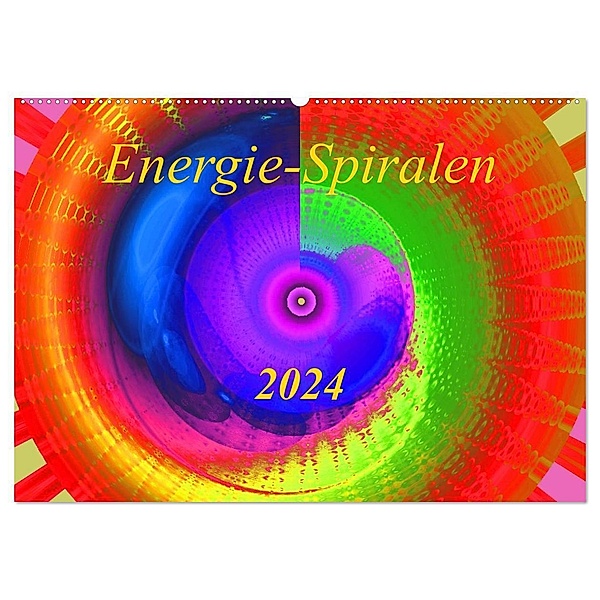 Energie-Spiralen 2024 (Wandkalender 2024 DIN A2 quer), CALVENDO Monatskalender, Ramon Labusch