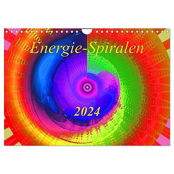 Energie-Spiralen 2024 (Wandkalender 2024 DIN A4 quer), CALVENDO Monatskalender, Ramon Labusch