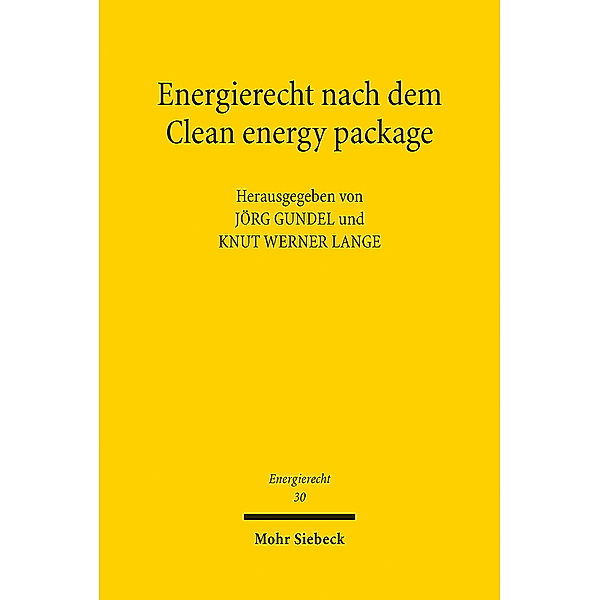 Energierecht nach dem Clean energy package