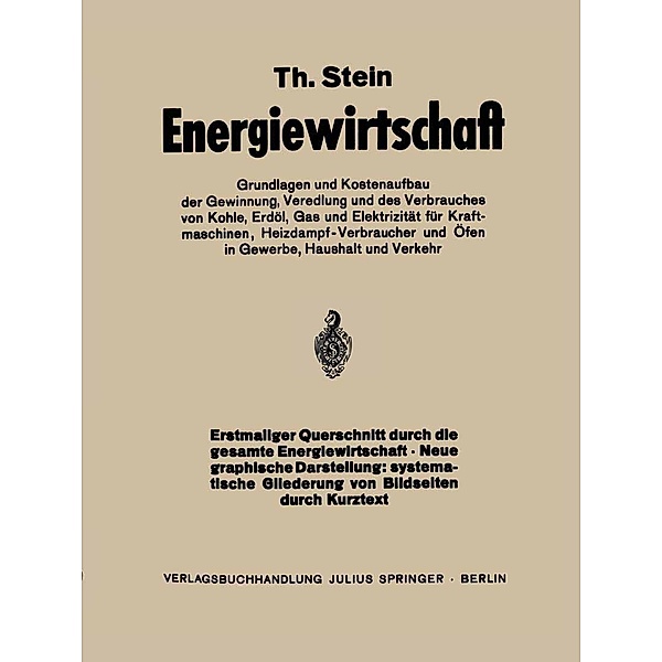 Energiewirtschaft, Th. Stein