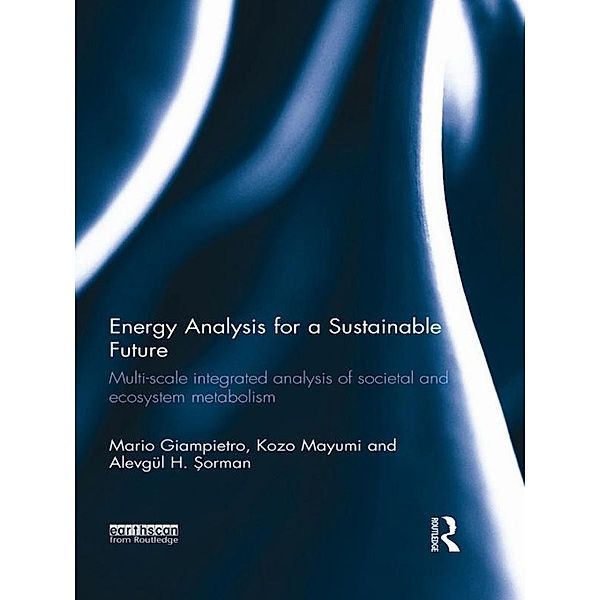 Energy Analysis for a Sustainable Future, Mario Giampietro, Kozo Mayumi, Alevgül H. Sorman