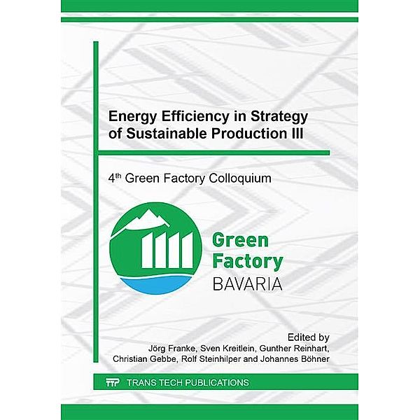 Energy Efficiency in Strategy of Sustainable Production III