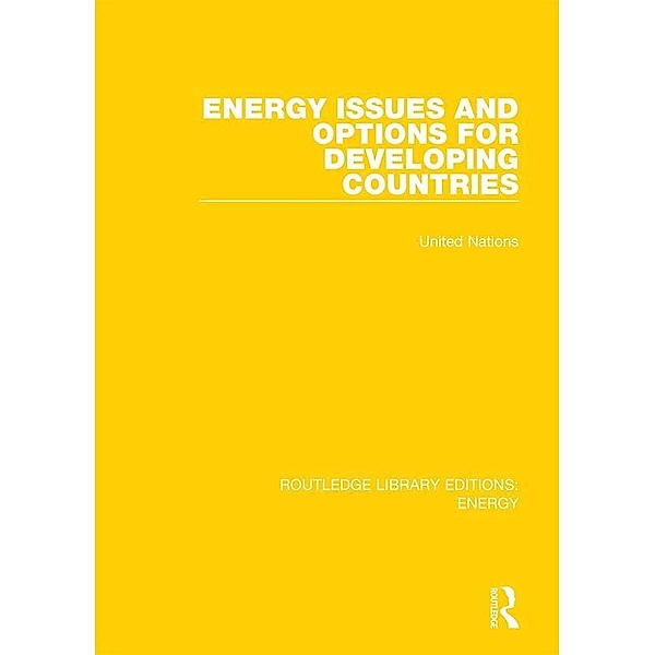 Energy Issues and Options for Developing Countries, Nations United