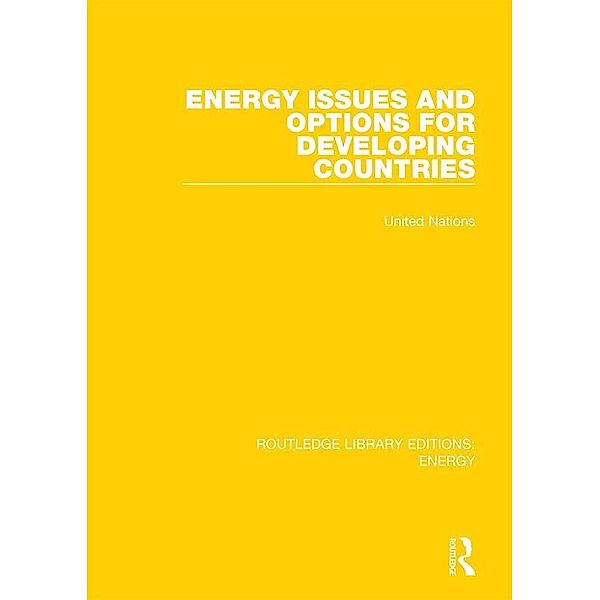 Energy Issues and Options for Developing Countries, Nations United