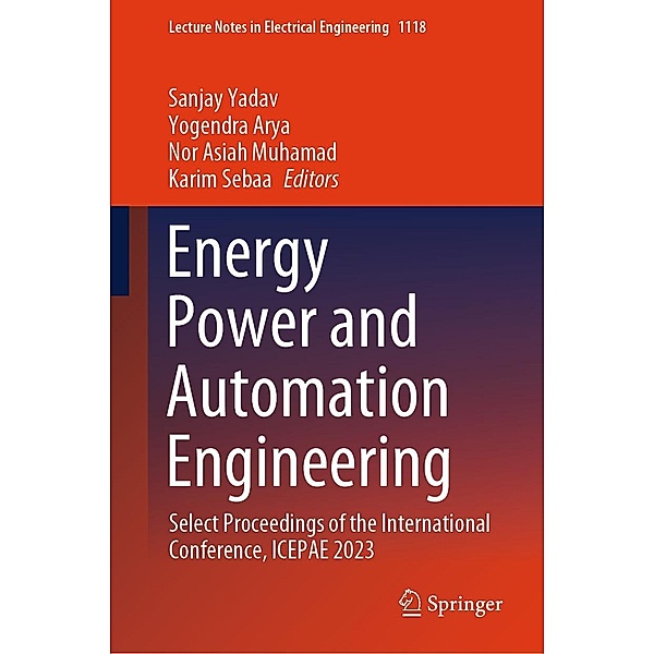 Energy Power and Automation Engineering / Lecture Notes in Electrical Engineering Bd.1118