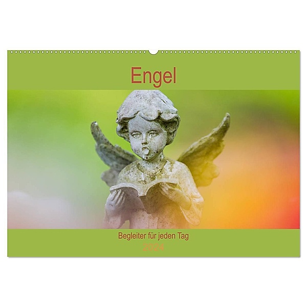 Engel - Begleiter für jeden Tag (Wandkalender 2024 DIN A2 quer), CALVENDO Monatskalender, Fotodesign Verena Scholze