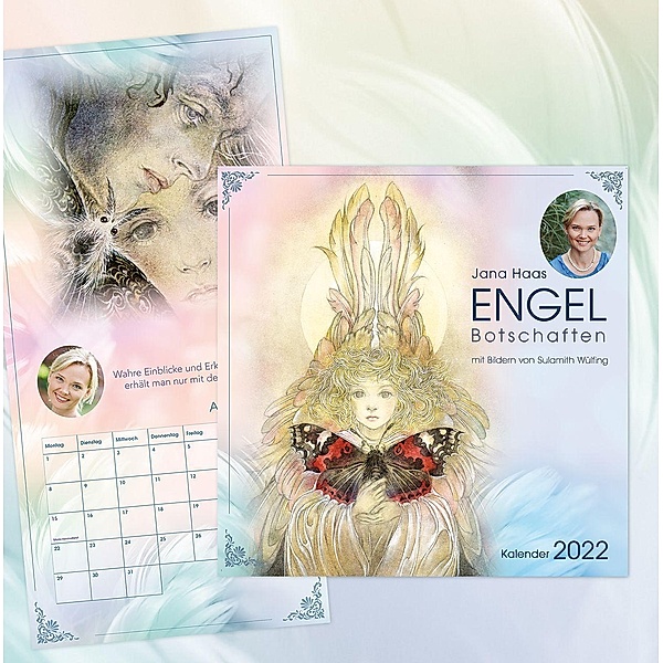 Engel-Botschaften Wandkalender 2022, Jana Haas