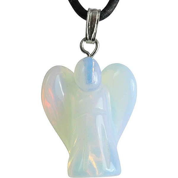 Engel der Milde, Opalglas, 20 mm mit Öse