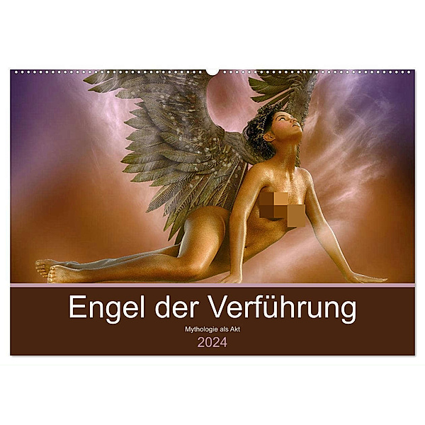 Engel der Verführung - Mythologie als Akt (Wandkalender 2024 DIN A2 quer), CALVENDO Monatskalender, Anna Le