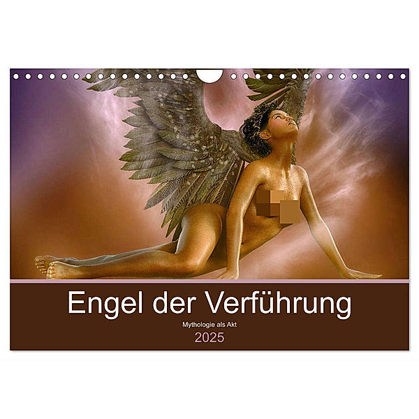 Engel der Verführung - Mythologie als Akt (Wandkalender 2025 DIN A4 quer), CALVENDO Monatskalender, Calvendo, Anna Le