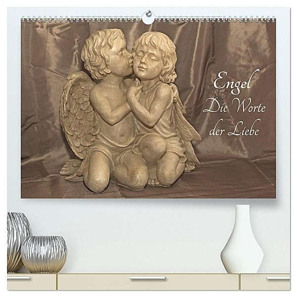 Engel - Die Worte der Liebe (hochwertiger Premium Wandkalender 2024 DIN A2 quer), Kunstdruck in Hochglanz, Andrea Potratz