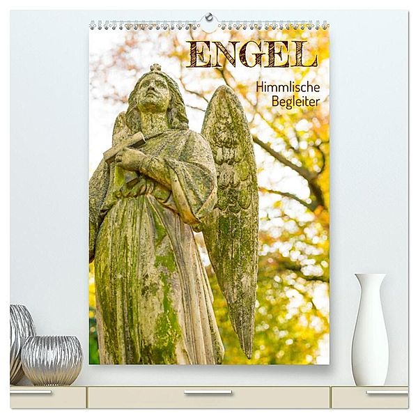 Engel - Himmlische Begleiter (hochwertiger Premium Wandkalender 2024 DIN A2 hoch), Kunstdruck in Hochglanz, Carola Vahldiek