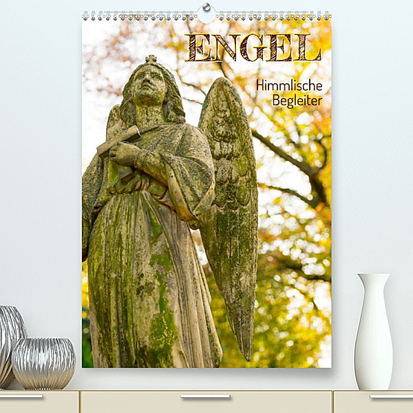 Engel - Himmlische Begleiter (Premium, hochwertiger DIN A2 Wandkalender 2023, Kunstdruck in Hochglanz), Carola Vahldiek