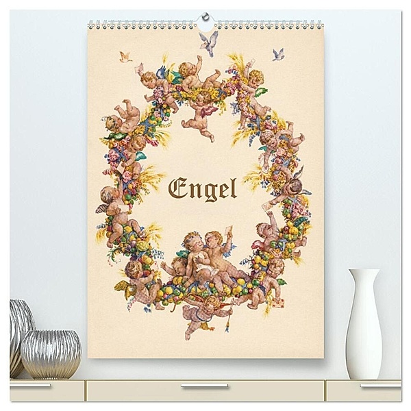 Engel (hochwertiger Premium Wandkalender 2024 DIN A2 hoch), Kunstdruck in Hochglanz, KramBam.de