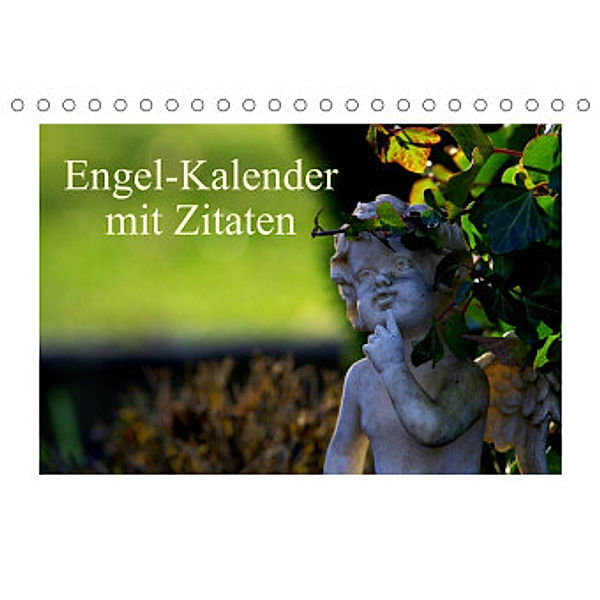 Engel-Kalender mit Zitaten (Tischkalender 2022 DIN A5 quer), Tanja Riedel