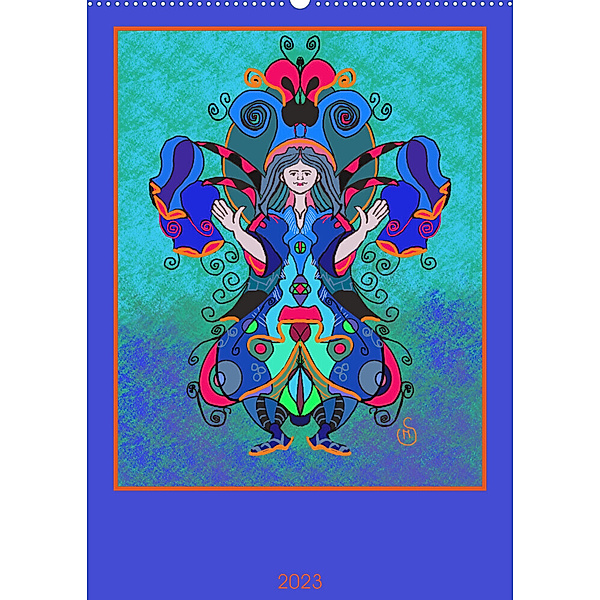 Engel - Segensfunken aus dem Regenbogen (Wandkalender 2023 DIN A2 hoch), Margarita Siebke
