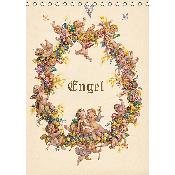 Engel (Tischkalender 2019 DIN A5 hoch), Martina Berg, Antje Lindert-Rottke