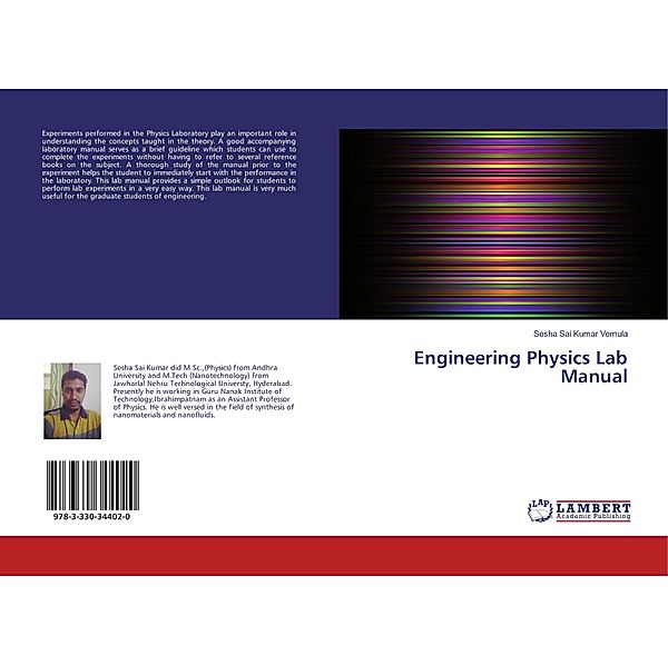 Engineering Physics Lab Manual, Sesha Sai Kumar Vemula