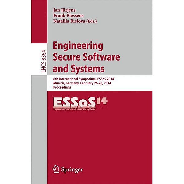 Engineering Secure Software and Systems