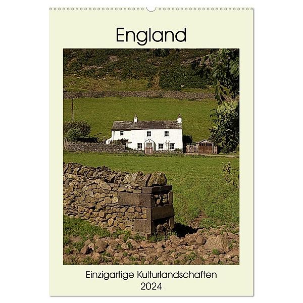 England - Einzigartige Kulturlandschaften (Wandkalender 2024 DIN A2 hoch), CALVENDO Monatskalender, Christian Hallweger