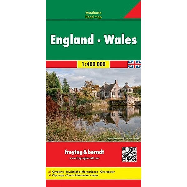 England - Wales, Autokarte 1:400.000, freytag & berndt